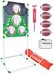 GoSports Red Zone Challenge Football Toss Game - Includes Target, 4 Footballs, Scoreboard and Case