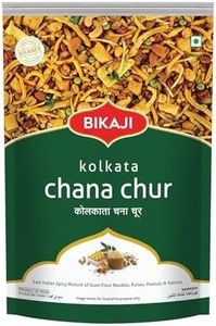 Bikaji Kolkata Chanachur 35.27oz (1kg), Spicy Jhaal Mixture Snack, Authentic Bengali Namkeen, Party Mix, Crunchy Sev, Peanuts & Spices, Traditional Kolkata Flavor, Tea-Time or Party Snack