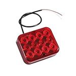 Eacalyc 1 * LED Rear Fog Light Red Trailer Fog Lamps Universal for Trailer Truck Caravan