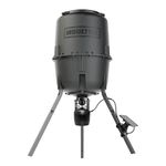 Moultrie Deer Feeder Connected – 250 lb Cellular Connected Tripod Feeder - 6V Spincast Deer Feeder - Feed Level Detector with Cellular Monitoring, Programming - Nationwide 4G LTE Autoconnect