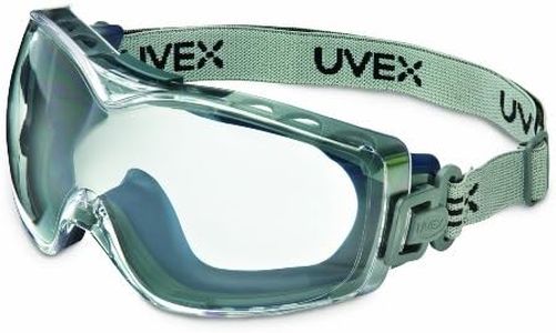 Honeywell Uvex Stealth OTG Safety Goggles with Clear HydroShield Anti-Fog Lens & Fabric Headband (S3970HSF)