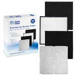 Fette Filter - A2 Odor Reduction Filter Kit Compatible with Rabbit Air MinusA2 Air Purifier SPA-700A SPA-780A SPA-780N - Combo Pack Includes True Hepa Activated Carbon Odor Reduciton & Pre-Filters.