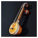 Lepakshi Handicrafts Jack Wood Bobbili Veena (Saraswati Veena) 9 inch