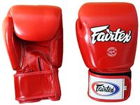 Fairtex BGV1 Muay Thai Boxing Training Sparring Gloves (Blue Jean, Kids - 6 oz)