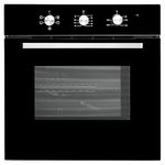 Faber 80L Built-In Full Black Glass Oven||Mechanical Timer||5 Cooking Functions with Grill Rack,Grill Tray||2-Layer Glass Door, 50–250°C Temp Range||FBIO 80L 5F BK||2Yr Comprehensive Warranty
