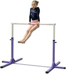 HOMCOM Gymnastics Bar, Height Adjus