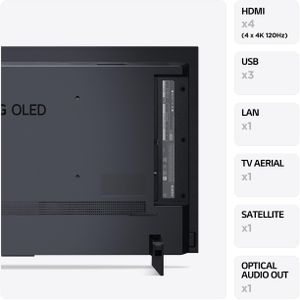 LG 42" OLED 4K Smart TV – Ultra HD HDR, ThinQ AI