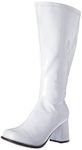 Ellie Shoes Women's Gogo-w Knee High Boot, White, 7