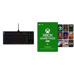 Logitech G PRO Mechanical Gaming Keyboard with Microsoft Xbox Game Pass for PC – 3-Month Membership