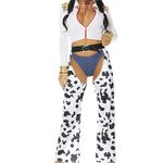 Forplay 551562 Keep It Light Cowgirl Costume Adult Sized, Multicolor, L/XL