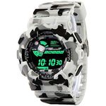 Emartos Silicone Fashion Analog-Digital Men's & Boy's Watch (Multicolored Dial, White Colored Strap), Band_Blue