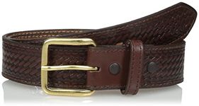 Nocona Belt Co. Men's Brown Basket Money, 30