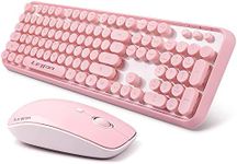 Pink Wireless Keyboard Mouse Combo,