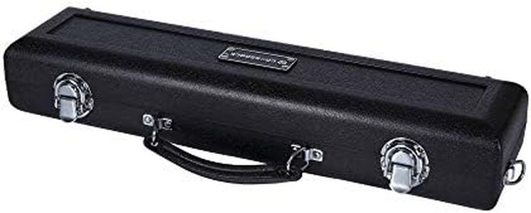 Crossrock CRA861FLBK, ABS Molded Case, for Standard C Foot Flute with Single Shoulder Strap in Black (CRA860FLBK)
