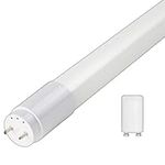 LEDBRITE LED T8 Tube, 6000K Daylight White, Replacement for T8 Fluorescent, Starter Included - Direct Mains or for use with Switch Start Fitting (4ft)