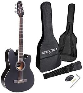 ACUSTIKA F330 Chitarra Acustica - Chitarra Acustica misura 39” ( 97x36x9,5 ) cm in Legno - 6 Corde in Acciaio