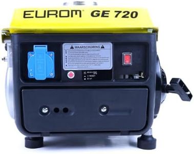 Dönges Grupo electrógeno GE720, 720 W, 441611 (grupo electrógeno, generador de marco, generador de corriente de emergencia) Potencia máxima: 720 W, 3,1 A/Potencia nominal: 650 W, 2,8 A