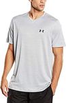 Under Armour Mens V-Neck Tech 2.0 Short Sleeve T-Shirt (Light Grey(011), S)