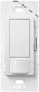 Lutron Maestro Motion Sensor Switch | 2 Amp, Single Pole | MS-OPS2-SW | Snow