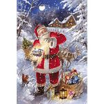 5D Diamond Painting Kits, Santa Claus Gift WOWDECOR Full Drill DIY Diamond Art Cross Stitch Paint by Numbers