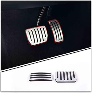 Non-Slip Performance Foot Pedals Pads Auto Aluminum Pedal Pad Set of Brake & Accelerator for Tesla Model 3/Y 2022
