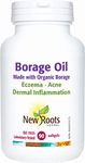 New Roots Herbal - Borage Oil, 90 Softgels - Borage Oil Capsules 1000mg - Lenoleic Acid with GLA Supplements - Essential Fatty Acids Supplement - Borage Seed Oil Eczema Relief Acne Dermal Inflammation