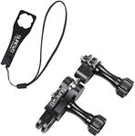 SUREWO Dual Rotating Extension Arm Mount Compatible with GoPro Hero 13 12 11 10 9 8 7 6 5 Black,DJI Osmo Action 5 pro/4/3/2,AKASO,Campark and More (Black)