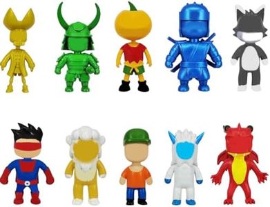 Babioms 10Pcs Guy Figurine, Guy Toys, Guy Figurine en PVC Collection de Décoration, Mini Figurine Set Dessin Animé, Fournitures de Fête d'anniversaire