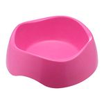 Beco Pets, Bamboo Dog Food & Water Bowl, Non-Slip, Easy Clean, Pink, Medium