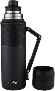 Contigo Thermal Bottle Thermalock, Vacuum Insulated Travel Flask, Thermos Flask for Hot Drinks, up to 35h hot & 60h Cold, Leakproof Coffee Tea Bottle, Stainless Steel Travel Mug