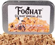 Foghat Cocktail Smoker Wood Chips - 4oz Devil's Rum Punch Shavings for Smoker, Whiskey & Drink Infuser Kit - All Natural, Culinary Wood Smoking Chips for Cocktail Smoke Gun & Drink Smokers