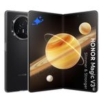 HONOR Magic V3 5G AI Mobile Phone, Sim Free, 9.2mm Folding Screen Smartphone, 5150mAh All-Day Battery, 12GB+512GB,Eye Comfort Display, Dual SIM, Android 14, Black(PU)