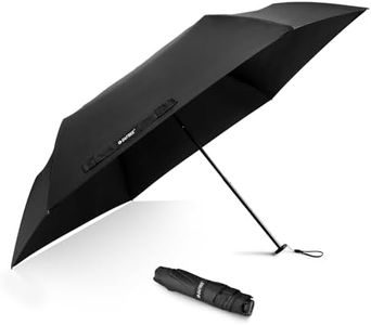 G4Free Travel Folding Umbrella Compact Ultralight Carbon Fiber Super Slim Small Mini UV Sun Umbrellas - Weighs Only 4 oz