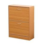 AVC Designs 2 Draw Shoe Cabinet Pine