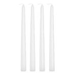 Dawhud Direct White Taper Candles Set (Scented) - Smokeless Wax Tapered Candles - Colored Tapered Candlesticks - Gradient Color - Long Candlesticks for Decor on Wedding, Festival and Special Occasion