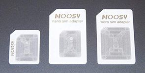 Nano SIM to Micro, Nano SIM to Standard SIM and Micro SIM to Standard SIM Adapters - Converters for iPhone 5-4s - 4 - iPad 4-3 - 2 - mini - white