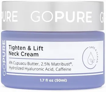 goPure Neck Firming Cream - Anti-Aging Neck Cream for Tightening and Wrinkles for an Even Skin Tone and Neck Lift - With Pro-Active Firming Complex, 1.7 oz