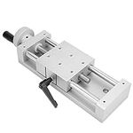 Jadpes Manual Stage Screw Slide Module,KA80-1402-50/100/150 Aluminum Alloy High Precision Manual Linear Guide Slide Table Ball Screw Motion Crosses Roller Linear S