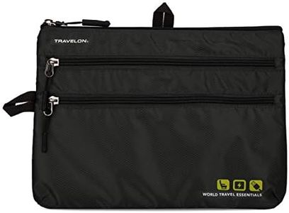 Travelon: World Travel Essentials Seat Pack Organizer - Black, Black, One Size, World Travel Essentials Seat Pack Organizer