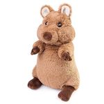 Quokka Plush Toy - Realistic Quokka Stuffed Animals, Lifelike Short Tail Kangaroo Animals Stuffed Toys Birthday Gifts for Kids, 12Inches…