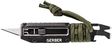 Gerber Prybrid X, Pocket Knife with Utility Blade and Prybar for EDC, Green [31-003739]