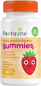 Pentavite Kids Daily Multivitamin 60 Gummies, Natural Strawberry