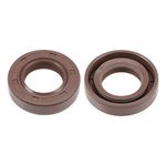 uxcell Oil Seal 17mm Inner Dia 30mm OD 7mm Thick Fluorine Rubber Double Lip Seals 2Pcs