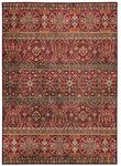 Linon Home Decor Products The Anywhere Washable Rug Yarit Garnet & Ivory 5' X 7' Area Rug