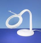 Lightcraft LED Flexible USB Magnifier Lamp, White