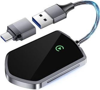 symtype Wireless Carplay Adapter for iPhone: Stable Fast Connection for Apple Carplay Wireless Adapter Wireless Apple Carplay Adapter Apple Car Play Wireless Adapter | Fits Cars from 2015, iOS 10+