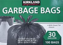 Kirkland Signature Garbage Bags (Pack Of 100/26 X 33.5), 100 Count