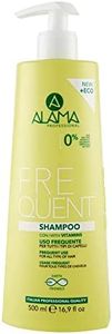 Alama Professional Frequent Shampoo Uso Frequente per Tutti i Tipi di Capelli, Giallo, 500 Millilitri