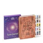 Witchy Cauldron Tarot Journal Spiral Notebook, Includes 3 Sets of Tarot Stickers, The Easy Way to Learn Tarot Practice