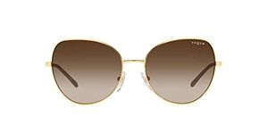 Vogue Eyewear Women's Vo4255s Sunglasses, Gold/Brown Gradient, 56 mm